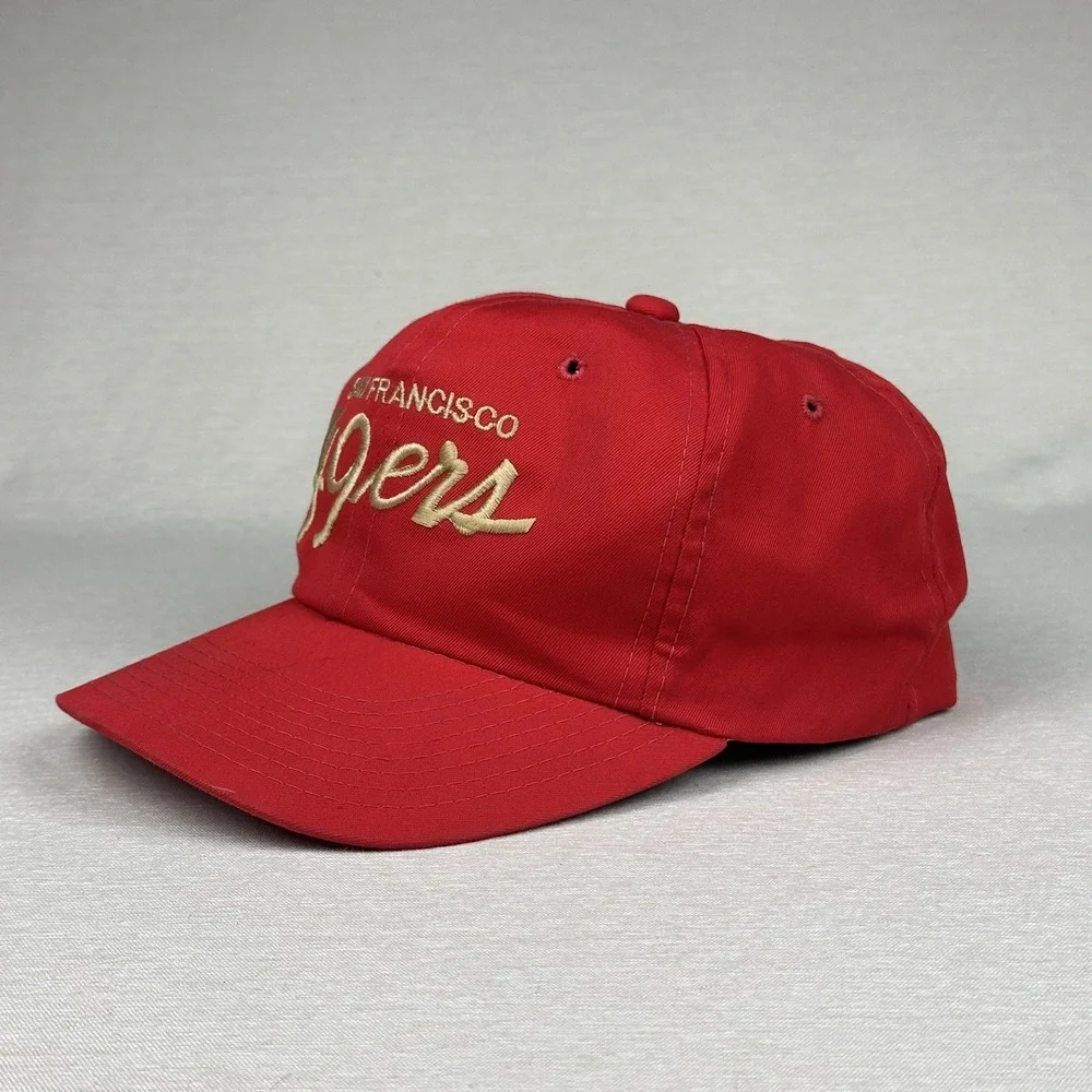 Vtg‎ San Francisco 49ers Sports Specialties Script Snapback Hat Cap The Twill